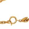 Chanel CC Gold Plated Round Pendant Necklace Secondhand