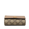 Gucci Bicolor GG Marmont Calfskin and GG Supreme Bifold Wallet Secondhand
