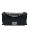 Chanel Old Medium Lambskin Boy Reverso Flap Secondhand