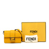 Fendi Micro Leather Flat Baguette Crossbody Secondhand