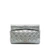 Chanel Quilted Metallic Lambskin Reissue 2.55 Roll Clutch Secondhand
