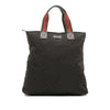 Gucci GG Canvas Web Tote Secondhand