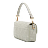 Fendi Zucca Embroidered Canvas Baguette Satchel Secondhand