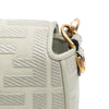 Fendi Zucca Embroidered Canvas Baguette Satchel Secondhand