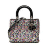 Dior Medium Multicolor Metallic Fabric and Patent Leather Lady Dior Secondhand