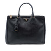 Secondhand Prada Large Saffiano Lux Galleria Double Zip Satchel