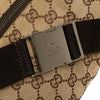 Secondhand Gucci GG Canvas Double Pocket Belt Bag