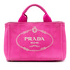 Prada Small Canvas Canapa Logo Satchel Secondhand