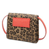 Fendi Mini Leopard Print Canvas Flap Crossbody Secondhand