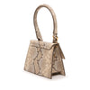 Jacquemus Snake Embossed Leather Le Chiquito Moyen Satchel Secondhand