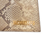 Jacquemus Snake Embossed Leather Le Chiquito Moyen Satchel Secondhand