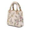 Dior Mini Satin Floral Crystal Lady Dior Secondhand