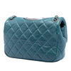 Chanel Quilted Calfskin Plaque Double Flap Secondhand