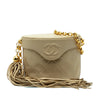 Secondhand Chanel CC Quilted Lambskin Tassel Chain Vanity Bag