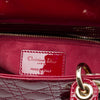 Dior Small Patent Cannage Lady Dior Secondhand