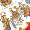 Hermès Les Fetes du Roi Soleil Silk Scarf 90 Secondhand