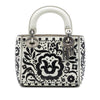 Dior Mini Calfskin Flower Embroidered Lady Dior Secondhand