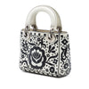 Dior Mini Calfskin Flower Embroidered Lady Dior Secondhand