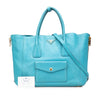 Prada Vitello Daino Side Zip Twin Pocket Open Convertible Tote Secondhand