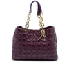 Dior Large Patent Cannage Lady Dior Soft Shopping Tote Secondhand