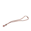 Hermès Palladium Plated Cadena H Lock Charm Padlock Necklace Secondhand