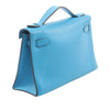 Hermès HERMES Pochette Kelly Mini Handbag Vaux Swift leather leather Vaux Swift leather Blue Blue frida Used Women Secondhand