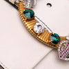 Miu Miu Goatskin Madras Soft Calf Crystal Embellished Crossbody Secondhand