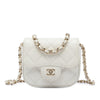Chanel Mini Quilted Caviar Clutch With Chain Secondhand