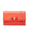 Ferragamo Leather Vara Bow Chain Crossbody Secondhand