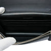 Saint Laurent Croc Embossed Leather Monogram Kate Tassel Wallet on Chain Secondhand