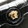 Versace Mini Croc Embossed La Medusa Satchel Secondhand