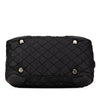 Chanel Paris New York Quilted Nylon Duffle Handbag Secondhand