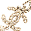 Chanel Gold Plated Faux Pearl CC Pendant Necklace Secondhand