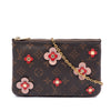 Louis Vuitton Monogram Blooming Flowers Double Zip Pochette Secondhand