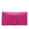 Bottega Veneta Nappa Intrecciato Turn Lock Clutch Secondhand