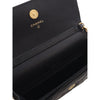 Chanel CC Quilted Lambskin Enamel and Pearl Wallet On Chain Secondhand