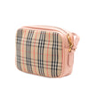 Burberry 1983 Knight Check Canvas and Calfskin Link Camera Bag Secondhand