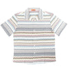 Missoni PATTERNED Short Sleeve Shirt in Gray x Multicolor, Size 48 IT Secondhand
