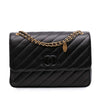 Chanel Diagonal Quilted Lambskin CC Signature Flap Secondhand
