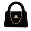 Chanel Nano Velvet Kelly Shopper Bag Secondhand