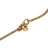 Dior Gold Plated CD Logo Pendant Necklace Secondhand