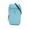 Versace Textured Leather Virtus Neck Pouch Crossbody Secondhand