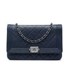 Secondhand Chanel Quilted Lambskin Boy Wallet On Chain