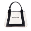 Balenciaga Canvas Navy Cabas Tote S Secondhand
