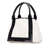 Balenciaga Canvas Navy Cabas Tote S Secondhand