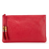 Gucci Calfskin Bamboo Tassel Clutch Secondhand