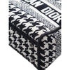 Dior Mini Embroidered Canvas Houndstooth Lady D Lite Secondhand