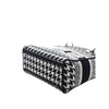 Dior Mini Embroidered Canvas Houndstooth Lady D Lite Secondhand