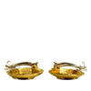 Chanel CC Gold Plated Round Clip On Earrings Secondhand