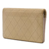 Chanel Quilted Metallic Aged Calfskin Palette Yen Bifold Long Wallet Secondhand